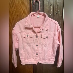 Pink Denim Jacket